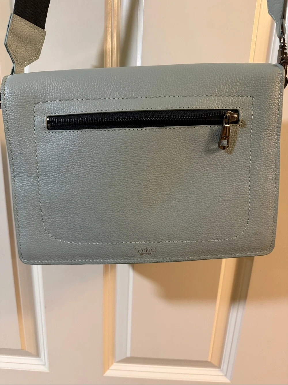 Botkier Light Blue Pebbled Leather Crossbody